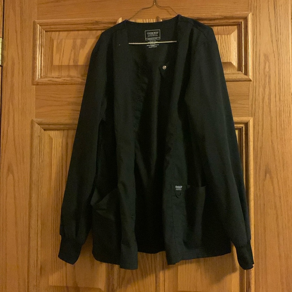 Cherokee revolution scrub jacket